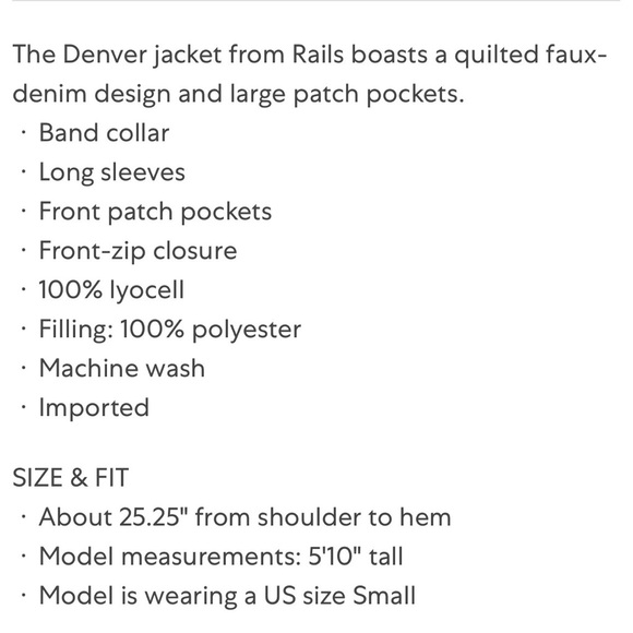 Rails Light Blue Quilted Women's Jacket - Picture 5 of 5